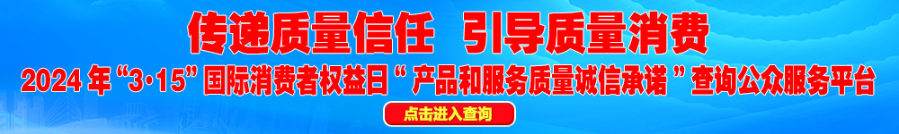 2024年“3·15”國際消費者權益日“產品和服務質量誠信承諾”查詢公眾平臺